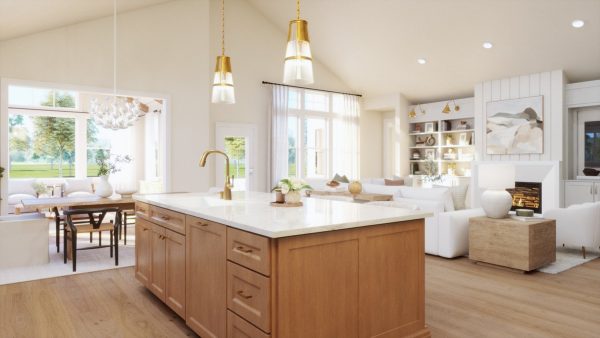 Grandview Kitchen - Single Story House Plans in Grand Rapids MI