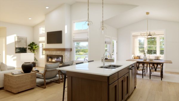 Aspen Kitchen - Single Story House Plans in Grand Rapids MI